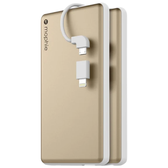 2-Pack: Mophie Powerstation Plus 6,000mAh Battery with SwitchTip Lightning Cable