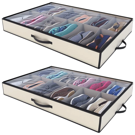 2-Pack: HK Wholesale Woffit Ultimate Under Bed Storage Organizer
