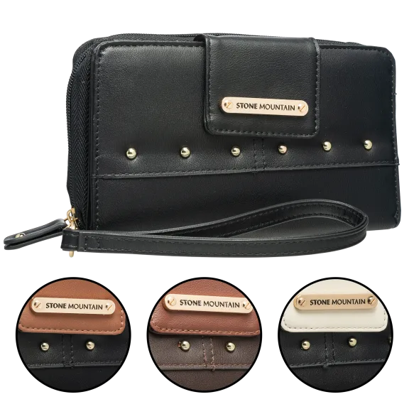 Stone Mountain Nappa Leather Charging Wallet