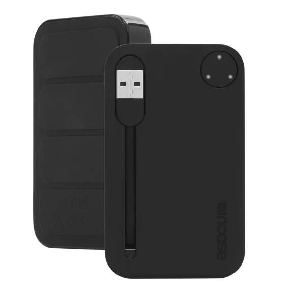2-Pack: Incase 2500mAh Portable Power Bank with Integrated USB Cable