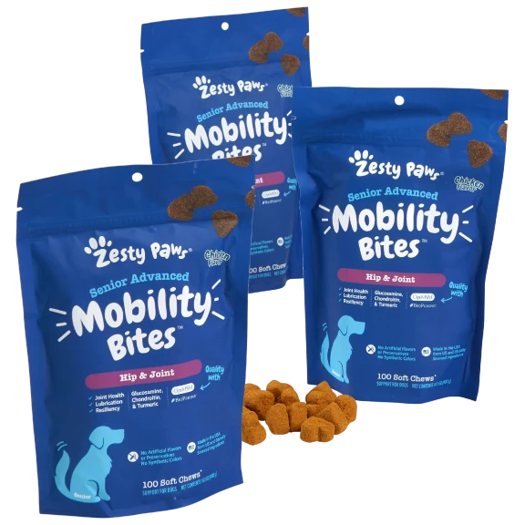300-Count Zesty Paws Advanced Mobility Bites for Dogs (Chicken)