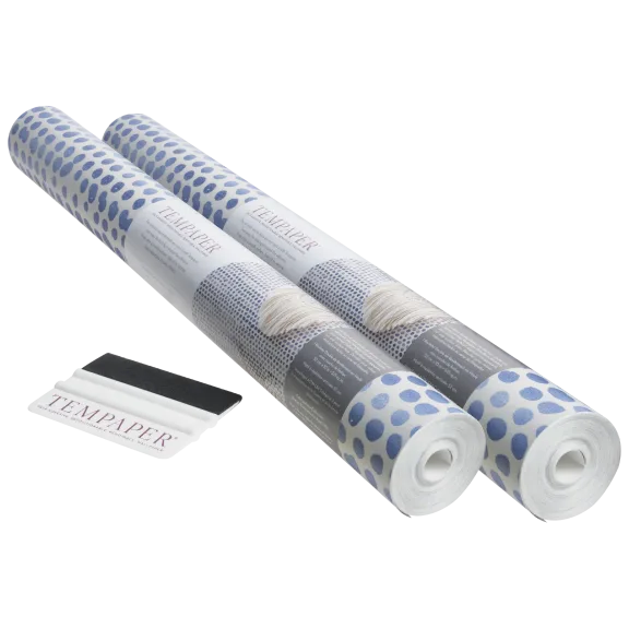 2-Pack: Tempaper 20.5" X 33' Blue Moon Dots Wallpaper