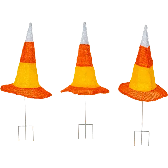 The Candy Corn Witch’s Hats