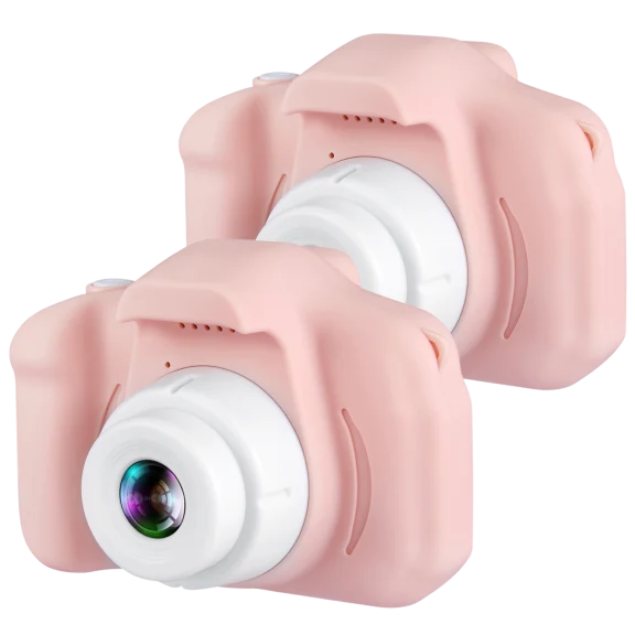 2-Pack: Dartwood 1080p Digital Camera for Kids (Pink)