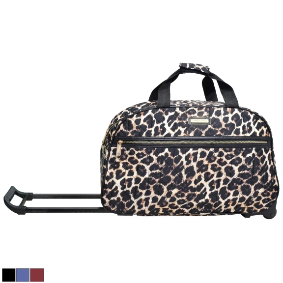 Adrienne Vittadini Quilted Duffel On Wheels