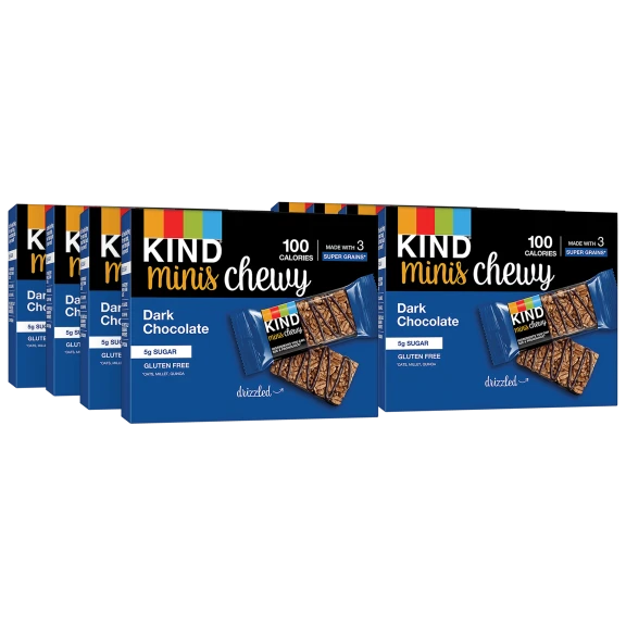 80-Pack: KIND Minis Chewy Dark Chocolate (80 x 0.81oz)