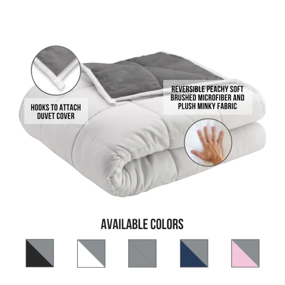 Ella Jayne Reversible Anti-Anxiety Weighted Blankets (12lb, 15lb, 20lb)