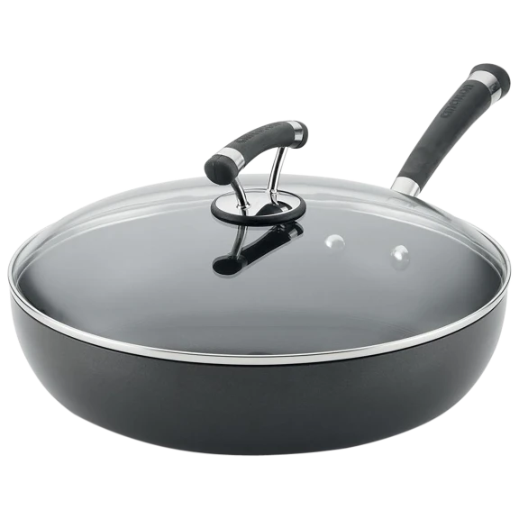 Circulon Contempo Hard Anodized 12" Covered Deep Skillet