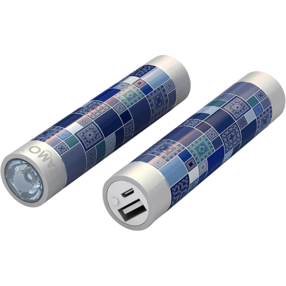 TAMO 2-in-1 2600mAh Portable Power Bank & Flashlight