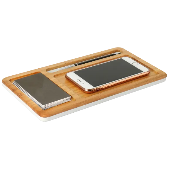Ivomax Desktop Organizer with Wireless Charging