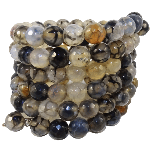 Savvy Cie Wrap Gemstone Bracelet