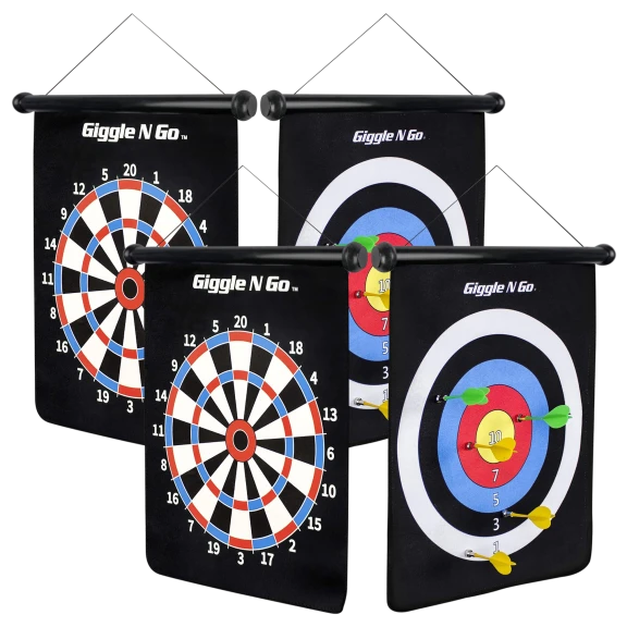 2-Pack: Giggle N Go Reversible Rollup Dart Game