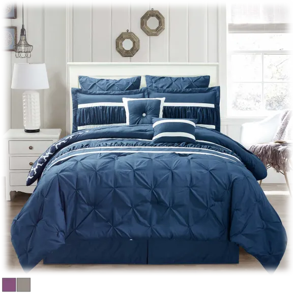 Duck River Marlin Pintucked 10 Piece Comforter Set