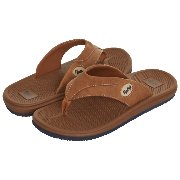Floopi Men's Michael Vegan Leather Flip Flop
