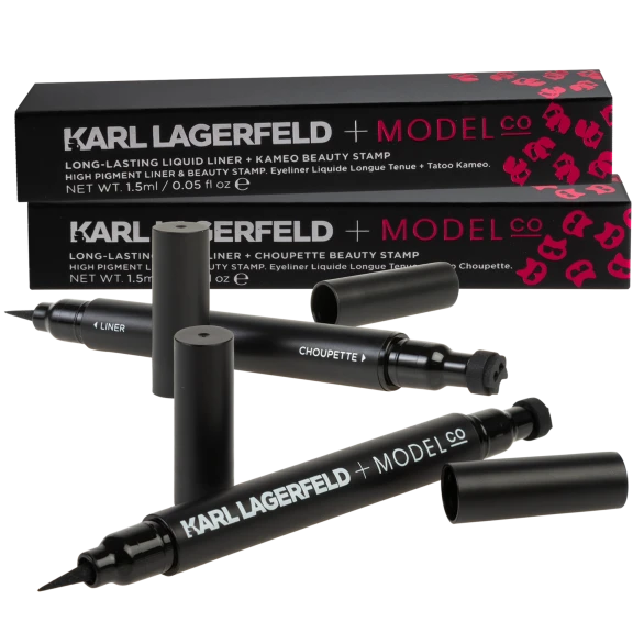2-Pack: Karl Lagerfeld + ModelCo Double-Ended Liquid Liner
