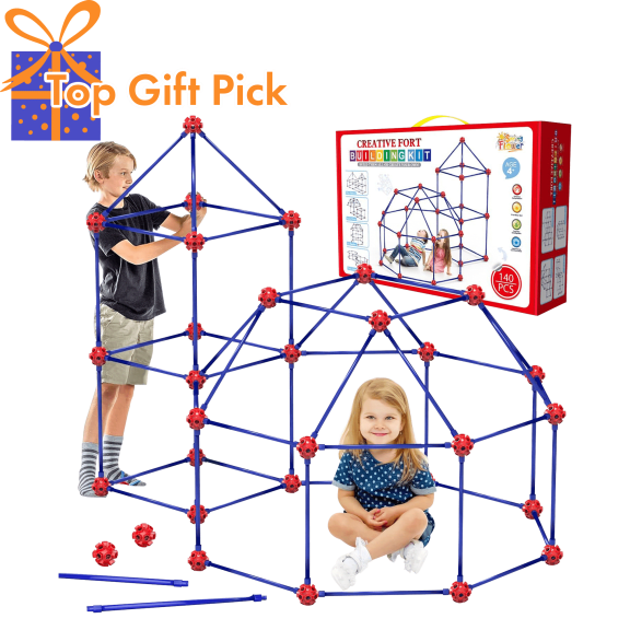 SpringFlower 140-Piece Creative Fort Building Kit