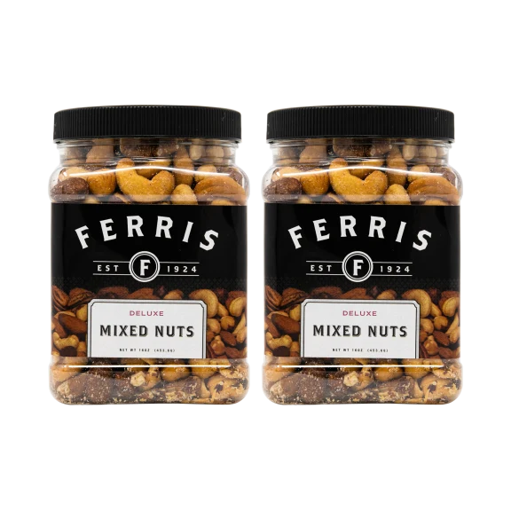 2-Pack: Ferris Roasted & Salted Deluxe Mixed Nuts