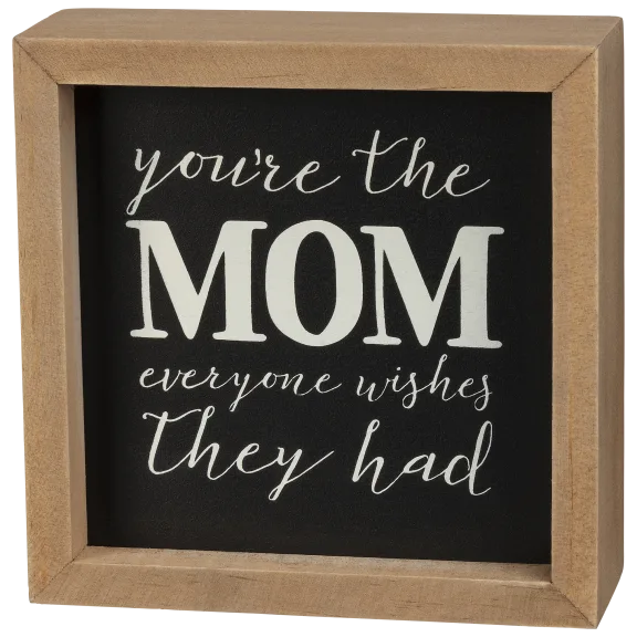 2-Pack: Primitives by Kathy Wooden Box Signs (Your Choice)