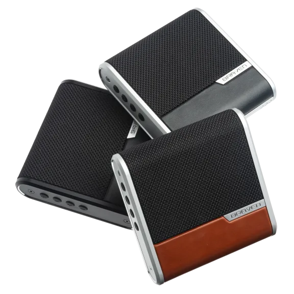 Braven Bridge Bluetooth Conference Speaker with Dual Noise-Cancelling Mics