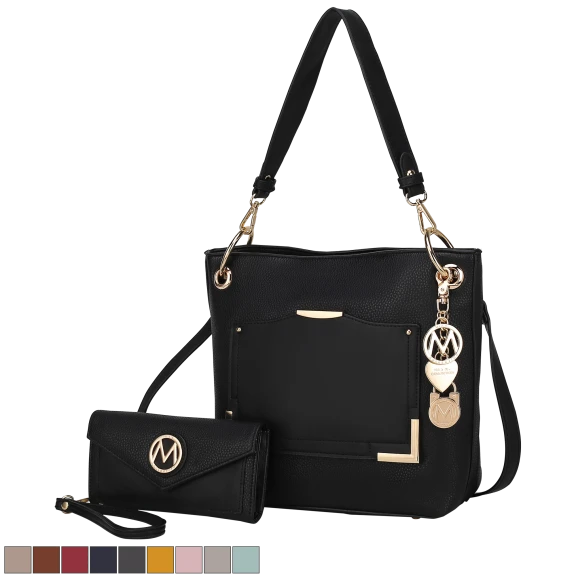 MKF Collection Grace Cross-body Bag and Wallet Set