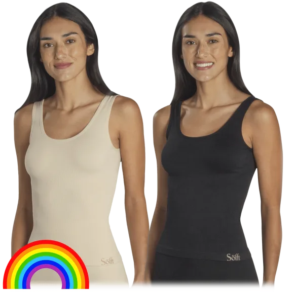 2-Pack: Sofft Smoothing Tank Top