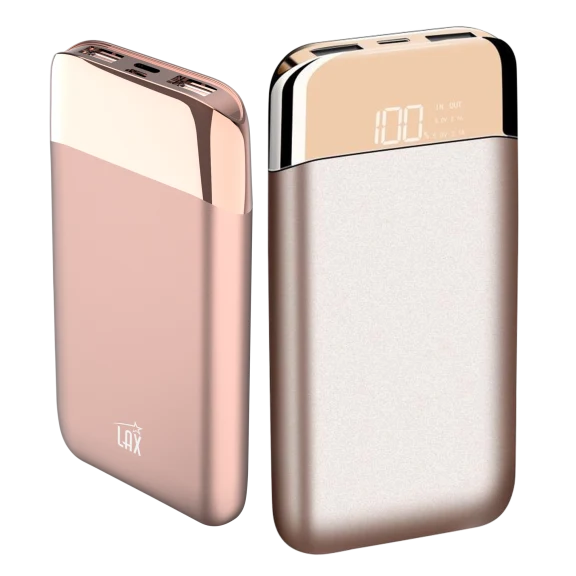 LAX Pro 12000mAh Power Bank with 2 High-Speed USB Ports
