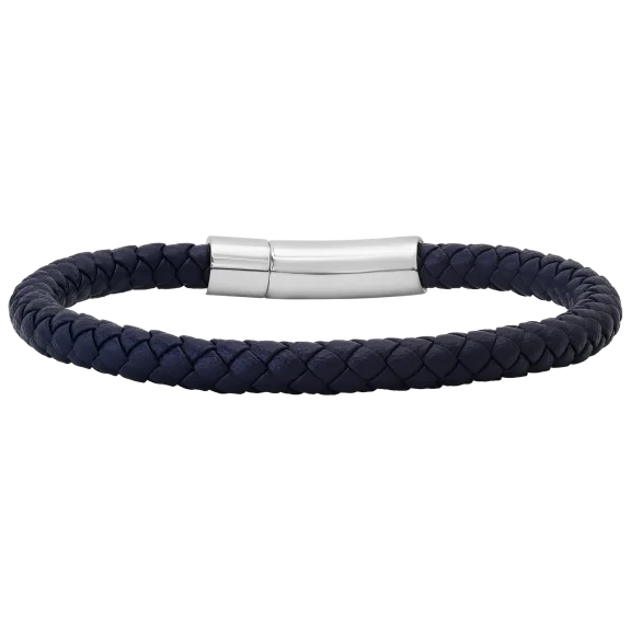 Iron Saints Braided Leather Bracelet