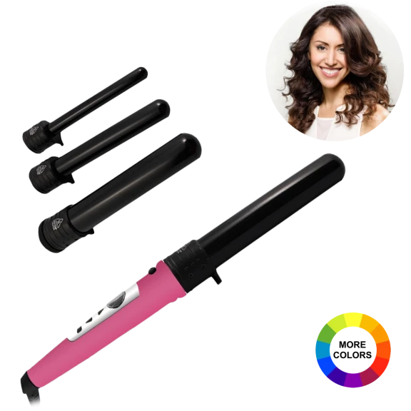 Hair Forensic Elite Professional 3-in-1 Curling Wand Set