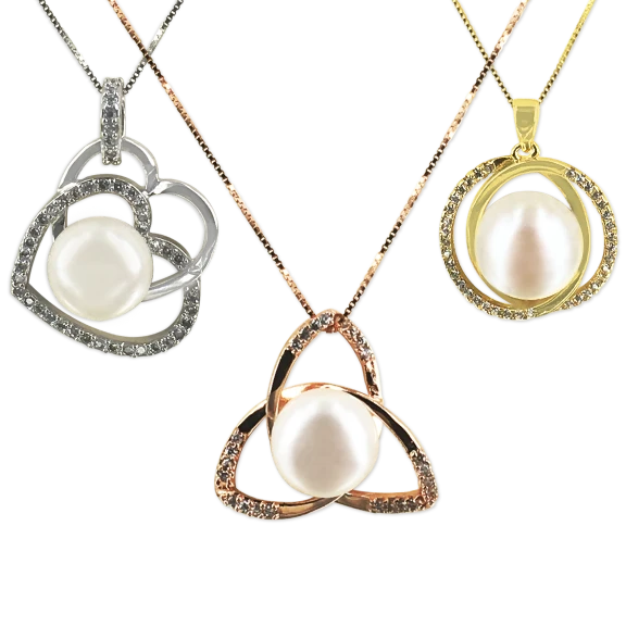 Pacific Pearls Royal Falls Pendant Necklace