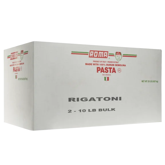 20lb Case of Roma Rigatoni Pasta (2 units of 10lb)