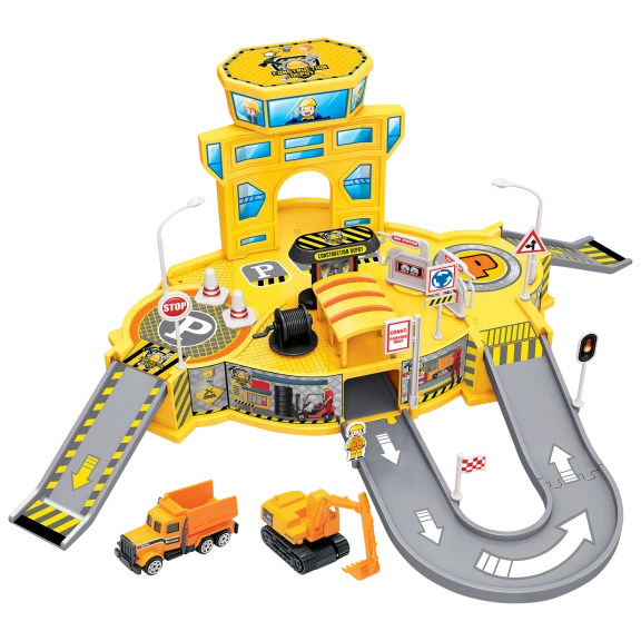 Diecast Cruisers 1:64 Construction Depot Playset
