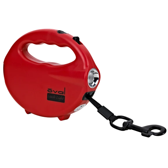 The Illuminated Retractable Dog Leash