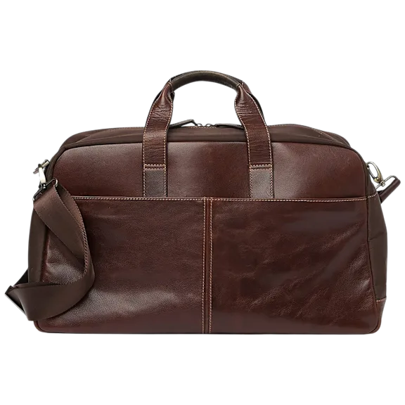 Boconi Garth Commuter Leather Duffle Bag