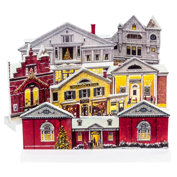 Norman Rockwell 6-Piece Main Street Village Set