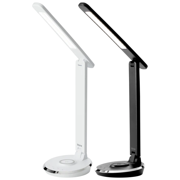 iHome PowerLight Pro LED Desk Lamp with Wireless Charging