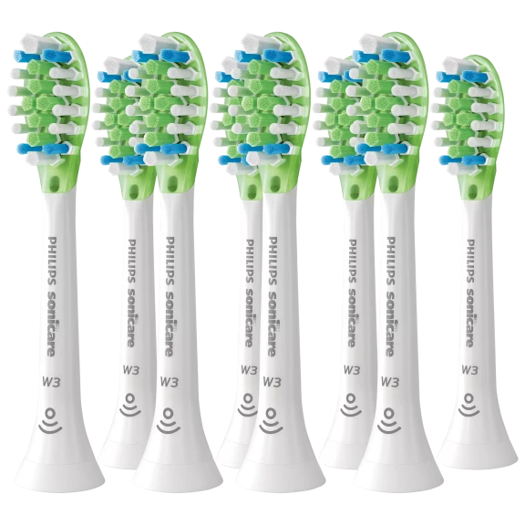 8-Pack: Philips Sonicare W3 Premium White Replacement Brush Heads w/ BrushSync