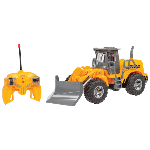 Big Kid's Construction 1:30 RC Motorized V-Plow Wheel Loader