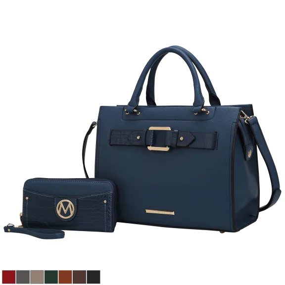 MKF Collection Virginia Vegan Leather Tote Bag With Wallet by Mia K