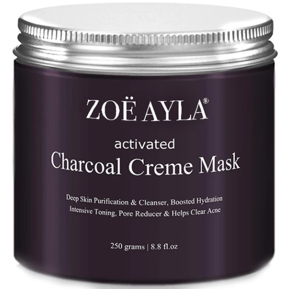 Zoë Ayla Activated Charcoal Face Mask