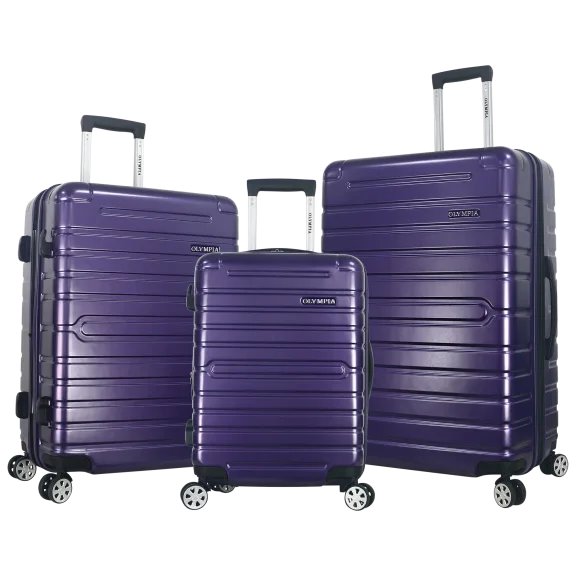 Olympia USA Lancer Plus 3-Piece Expandable Hardside Luggage Set