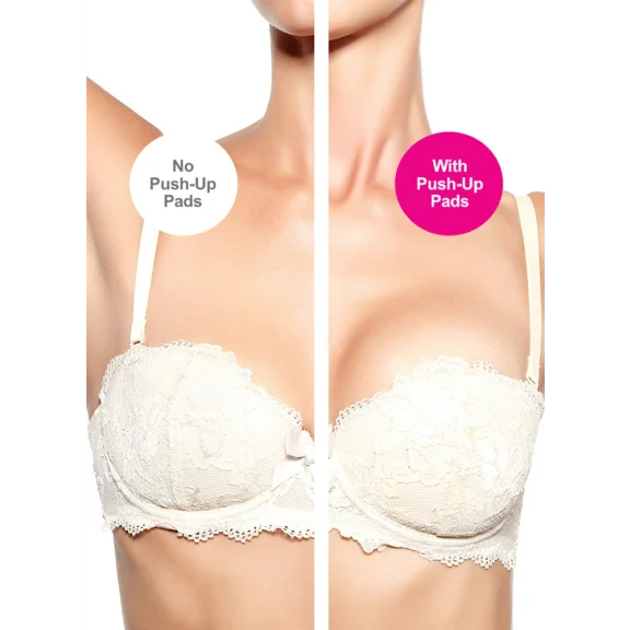 2-Pack: Bra Society Silicone Pushup Inserts