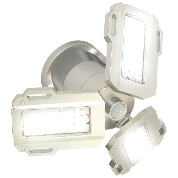 Idea Works Cordless Foldable Motion Sensing Tri-Light with 72 LEDs