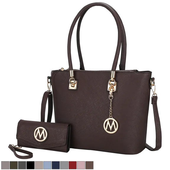 MKF Collection Vanessa Tote & Wallet Set