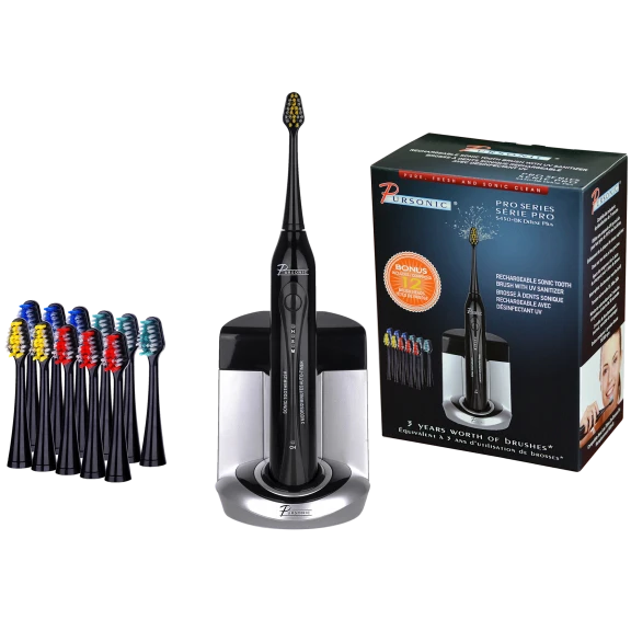 Pursonic S450 Deluxe Plus Sonic Toothbrush with UV Sanitizer