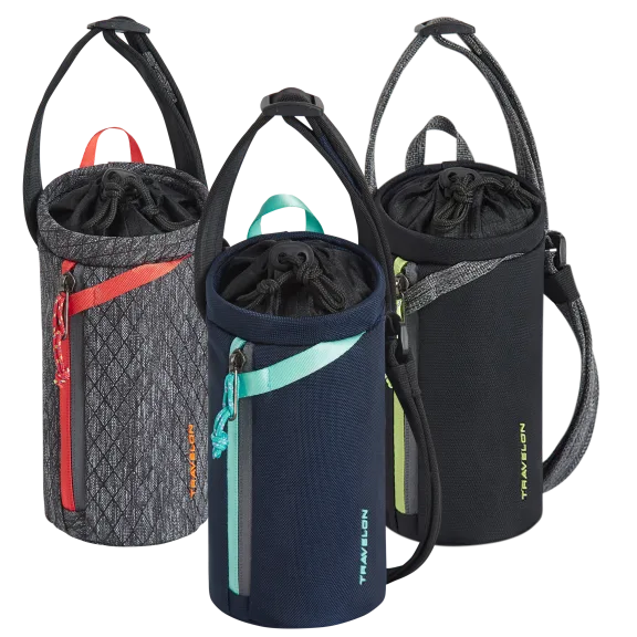 Travelon Greenlander Insulated Travel Water Bottle Bag