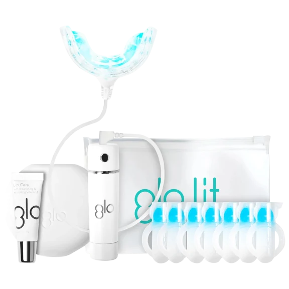 Glo Science Lit Teeth Whitening Device Tech Kit with Bluetooth