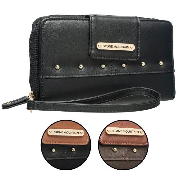 Stone Mountain Nappa Leather Charging Wallet