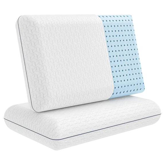 2-Pack: Vaverto Gel Memory Foam Pillows