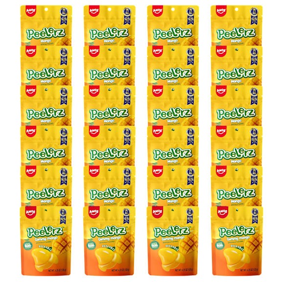 24-Pack: AMOS Peelerz Gummy Candy Bag