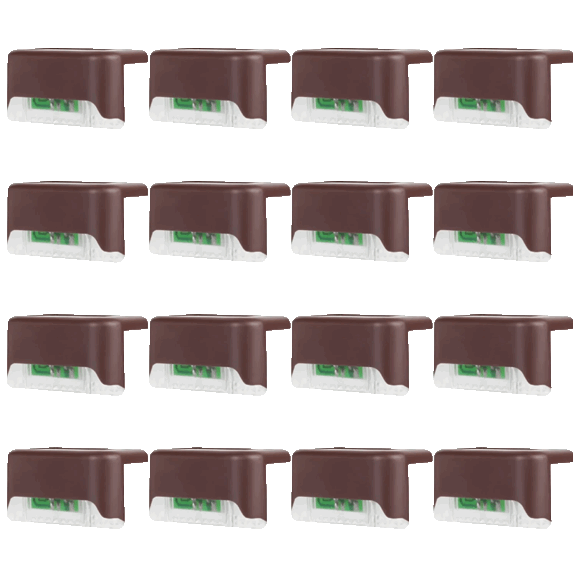 16-Pack: Infinite Basics Solar LED Deck & Step Lights